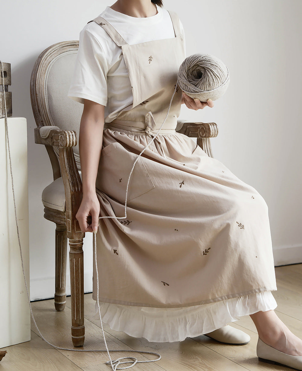 Kappogi Japanese Apron Women Cotton