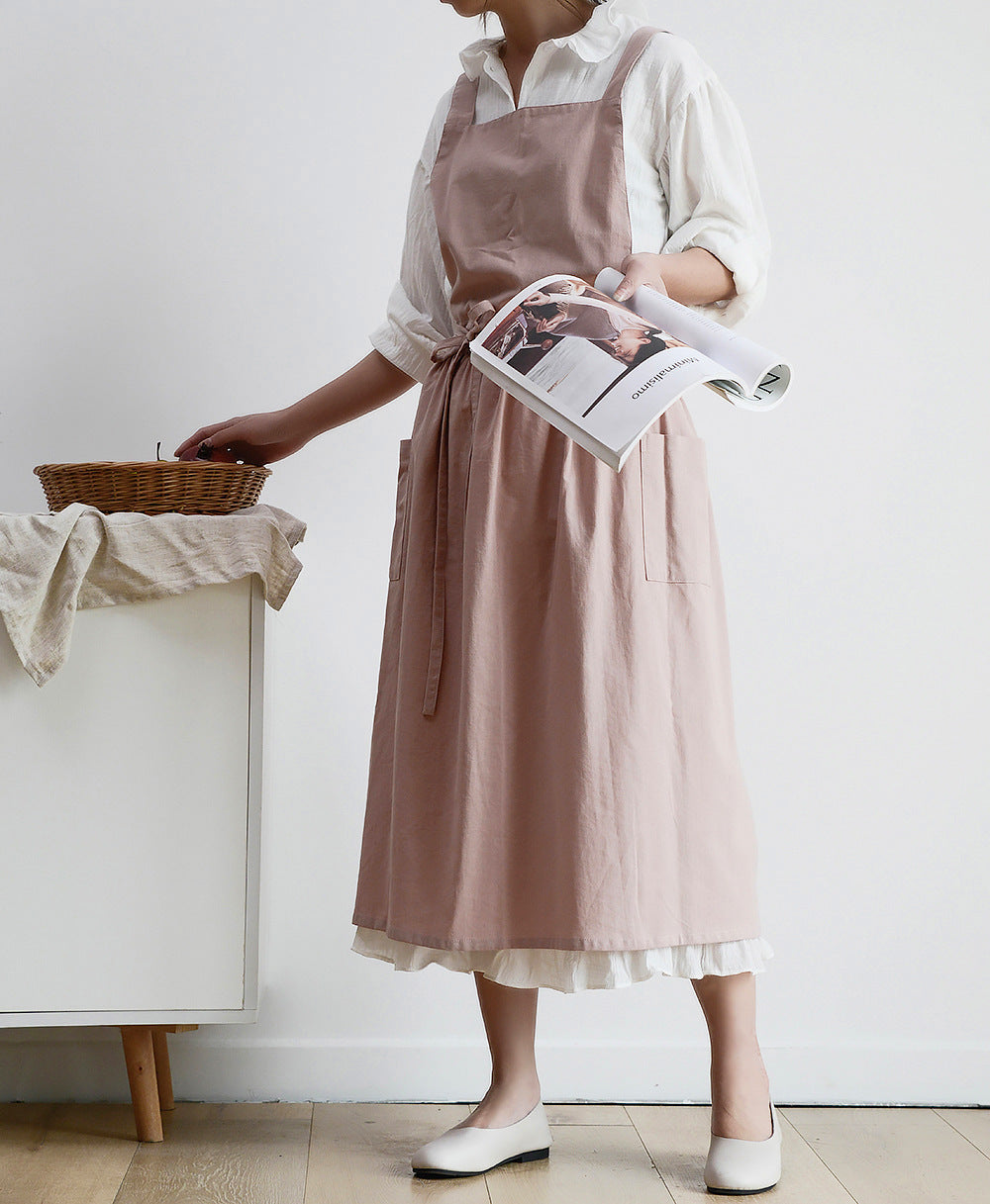 Yuki Crossback Apron Dress