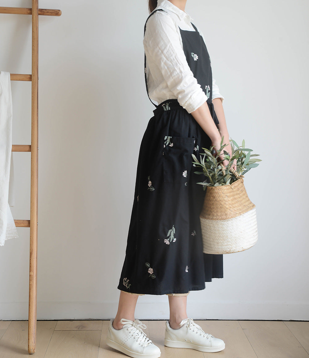 Kappogi Japanese Apron Women Cotton