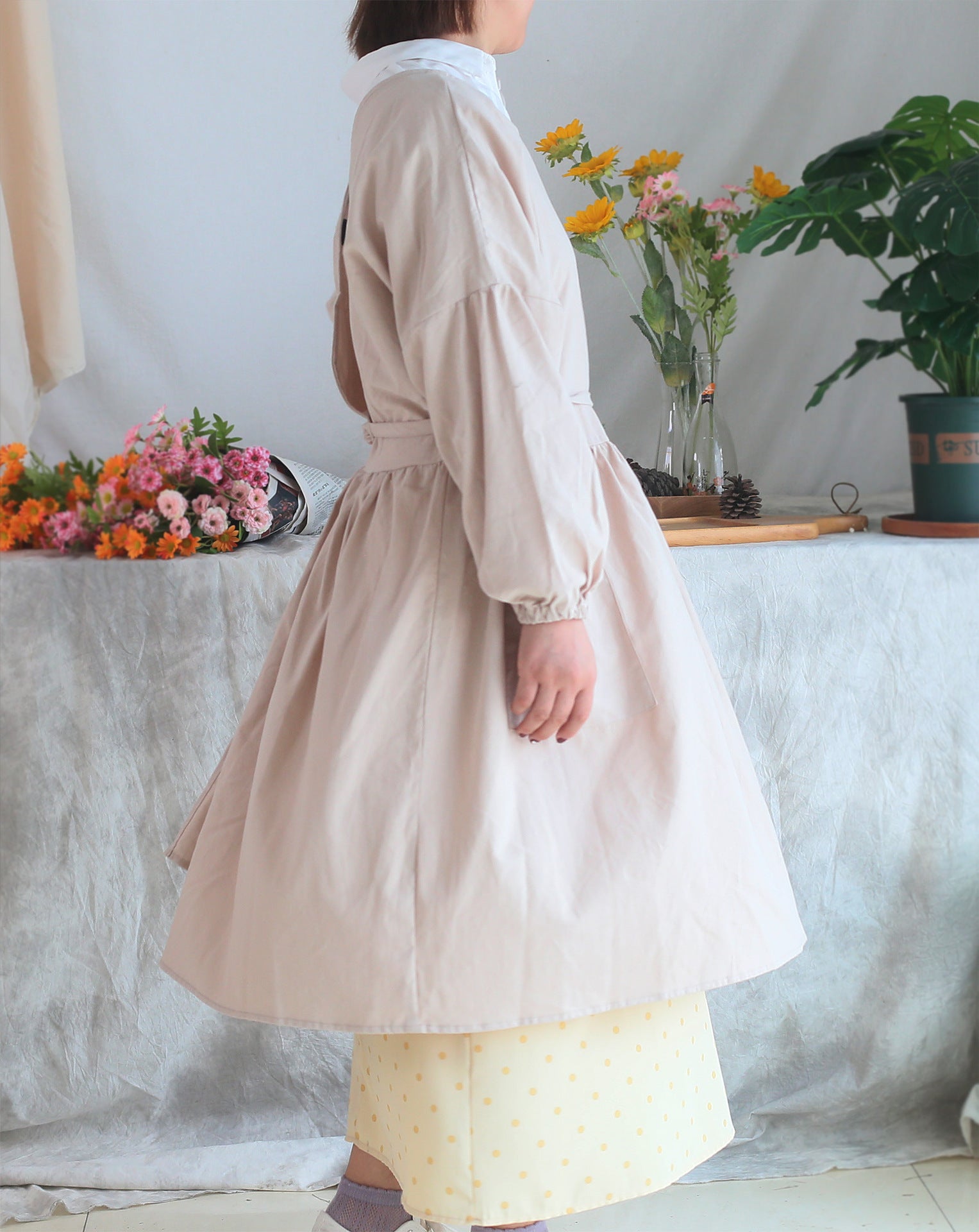 Japanese Apron With Sleeves