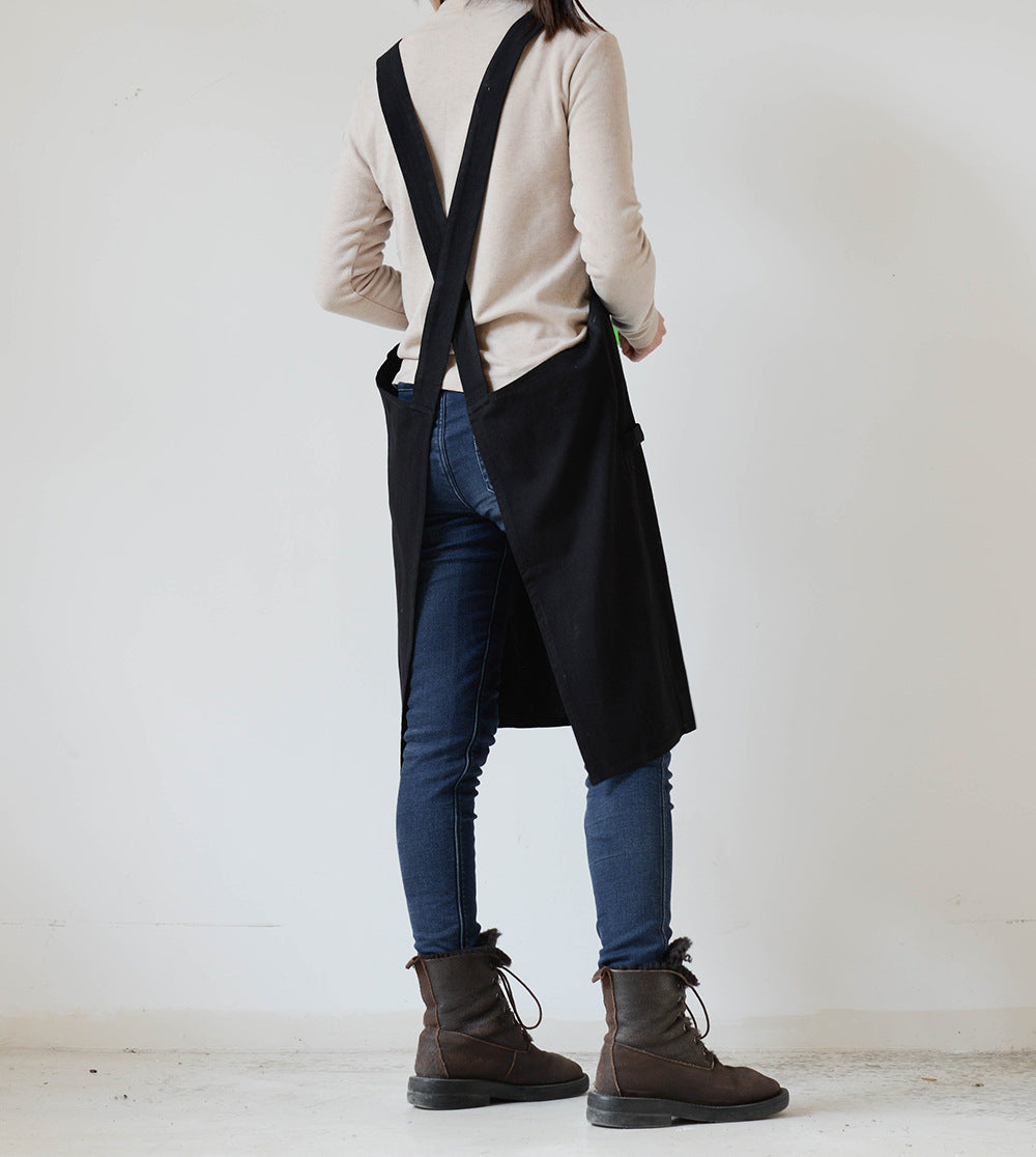 Japanese Style Kitchen Apron Cotton