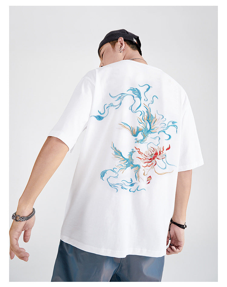Dragon Embroidered T-Shirt