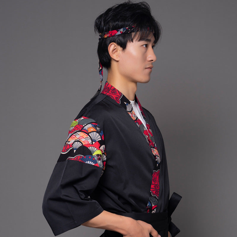 Sushi Chef Jacket Mid Sleeve Shitate