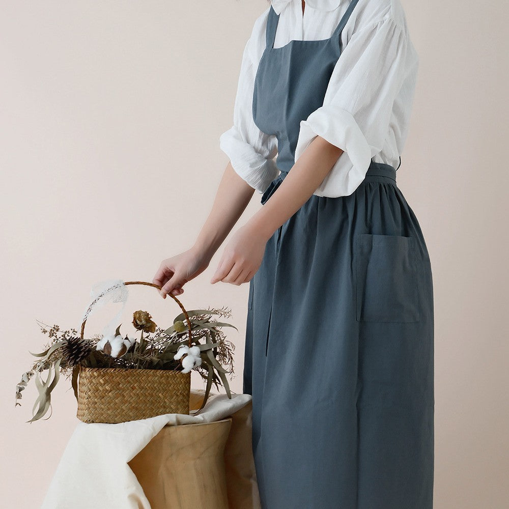 Yuki Crossback Apron Dress