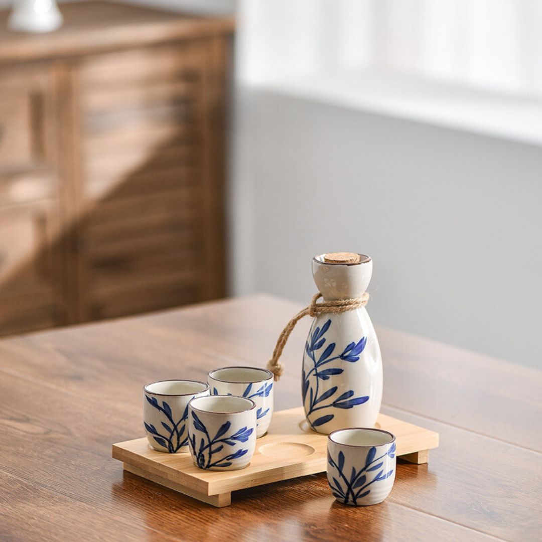 Izakaya hand-painted sake set