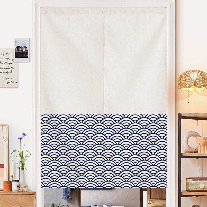 Japanese Noren Curtain Seigaiha