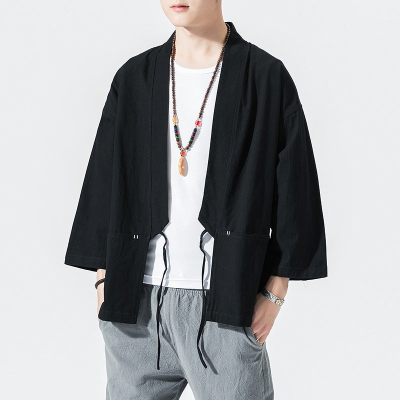 Miru Linen Haori Jacket