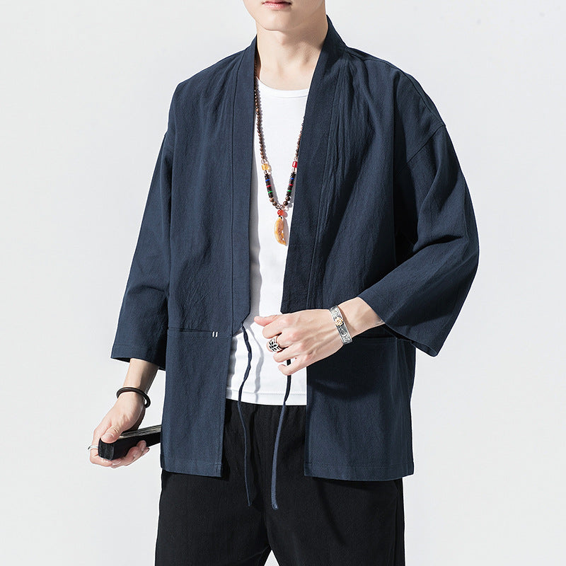 Miru Linen Haori Jacket