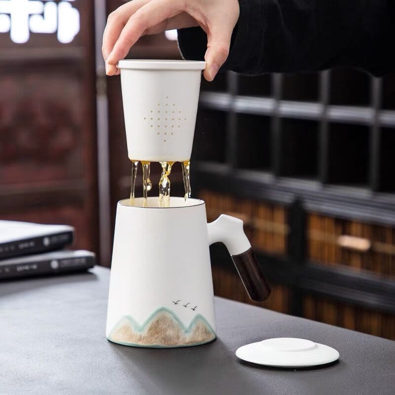 infuser mug with lid