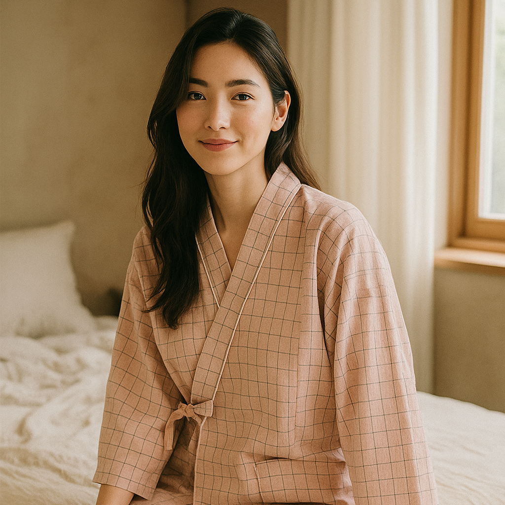 japanese pajamas female pink